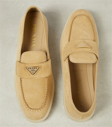 prada loafers shiny|Prada Saint Tropez Suede Loafers .